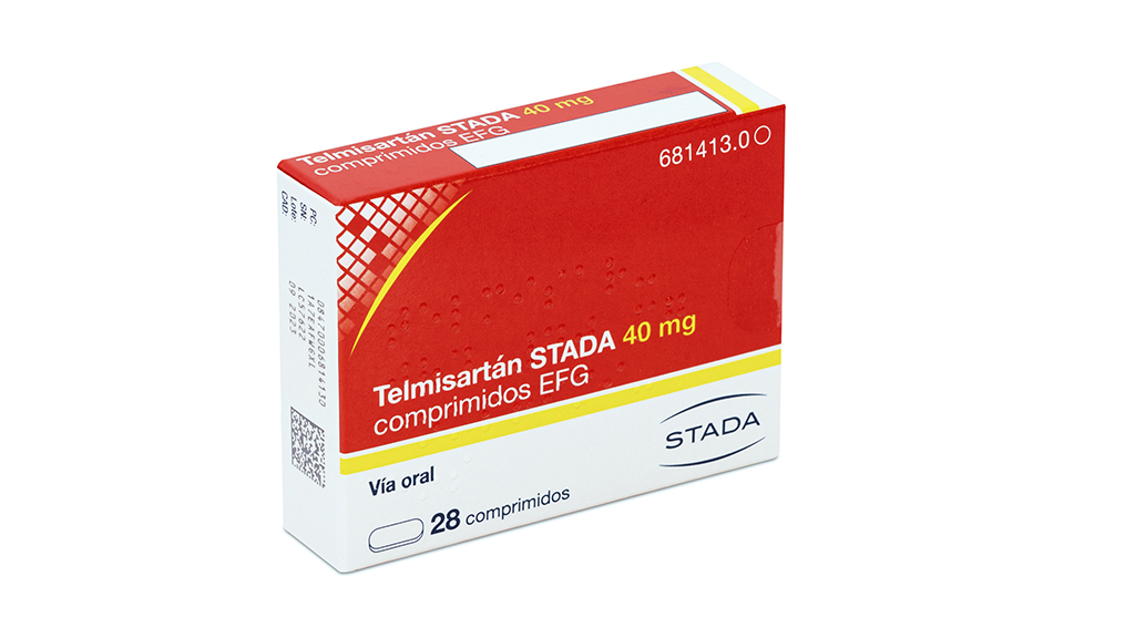 TELMISARTAN STADA EFG 40 mg 28 COMPRIMIDOS