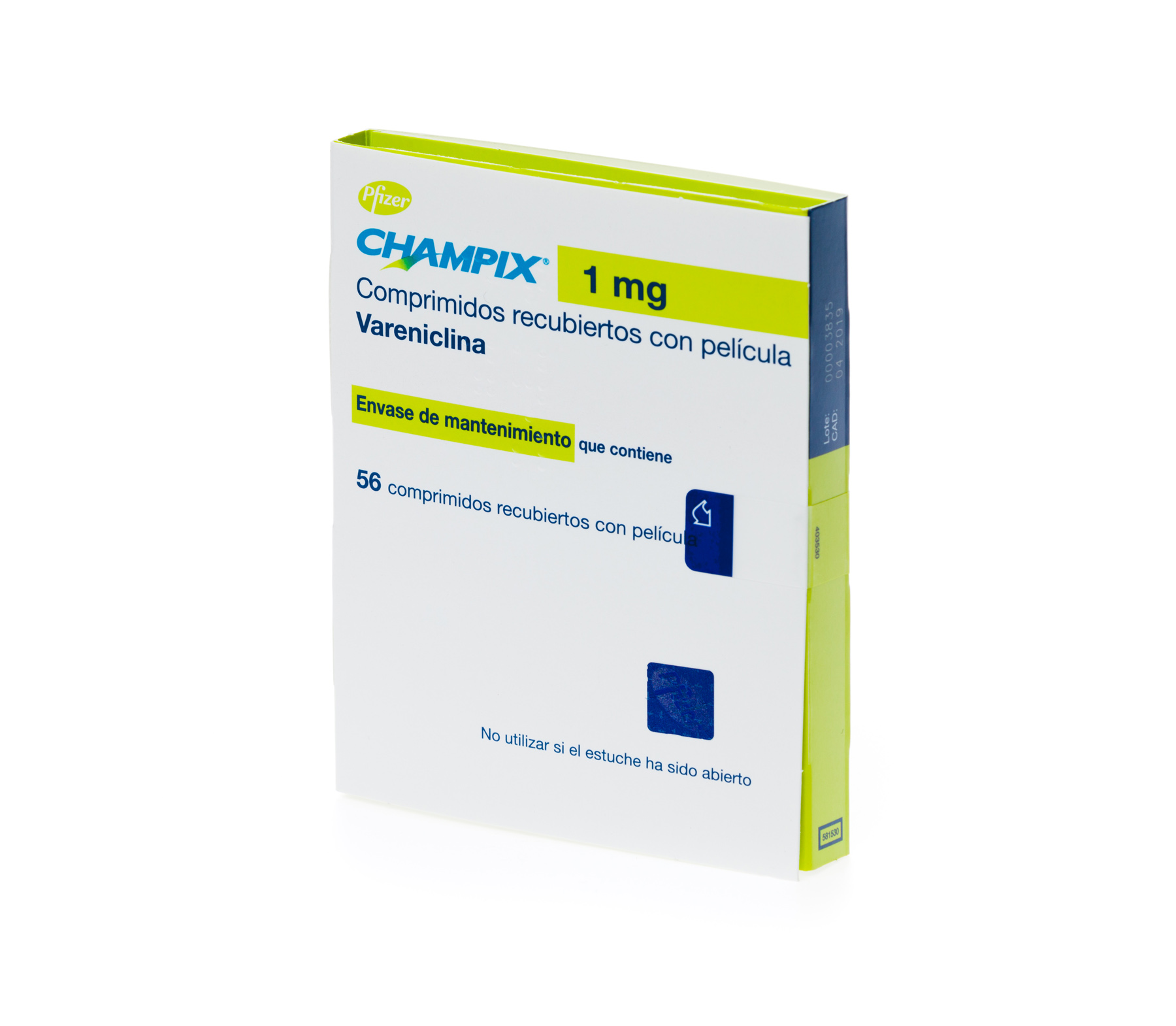 CHAMPIX 1 mg 56 COMPRIMIDOS RECUBIERTOS