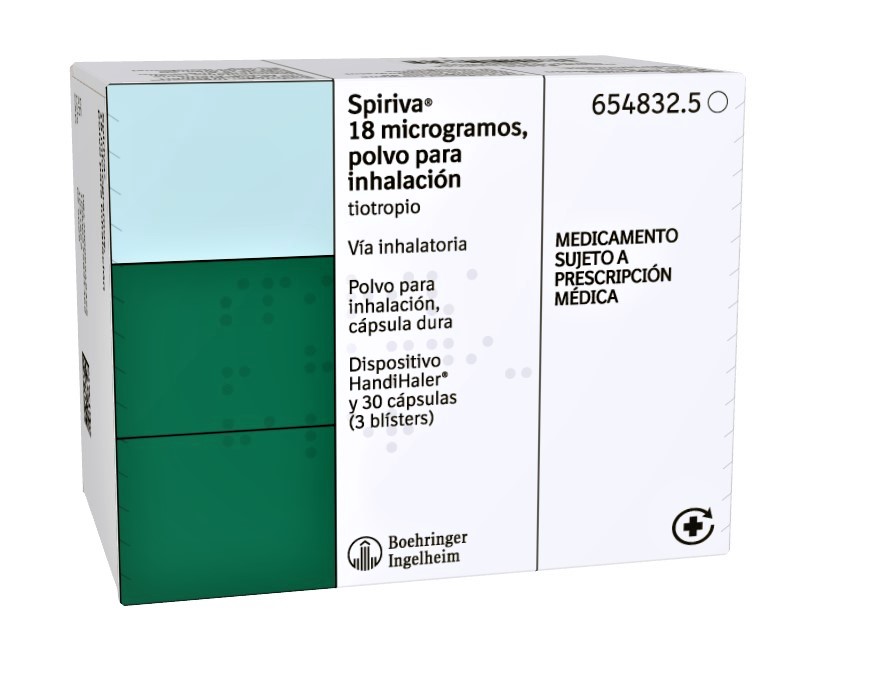 SPIRIVA 18 microgramos 30 CAPSULAS PARA INHALACION + INHALADOR HANDIHALER