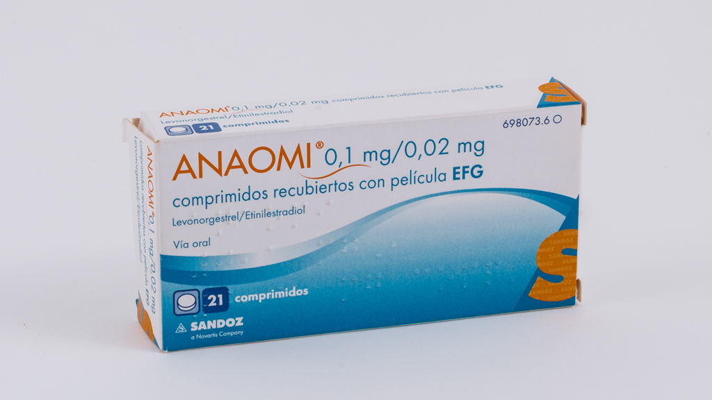 ANAOMI EFG 0,1 mg/0,02 mg 3 x 21 COMPRIMIDOS RECUBIERTOS