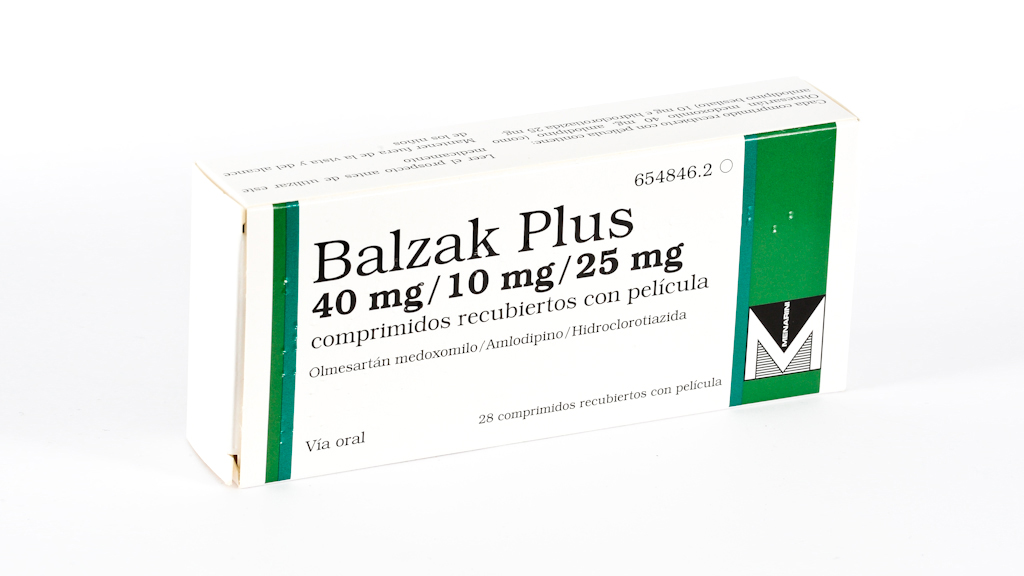 BALZAK PLUS 40 mg/10 mg/25 mg 28 COMPRIMIDOS RECUBIERTOS