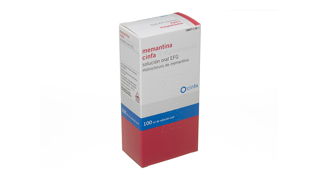 MEMANTINA CINFA EFG 5 mg/PULSACION SOLUCION ORAL 1 FRASCO 100 ml