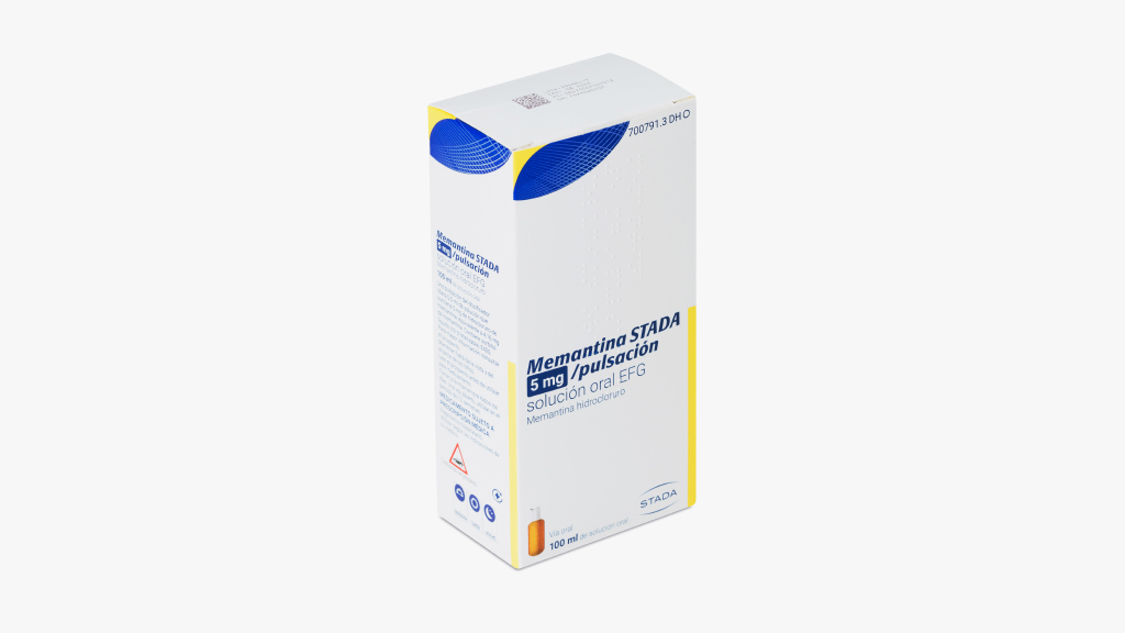 MEMANTINA STADA EFG 5 mg/PULSACION SOLUCION ORAL 1 FRASCO 100 ml