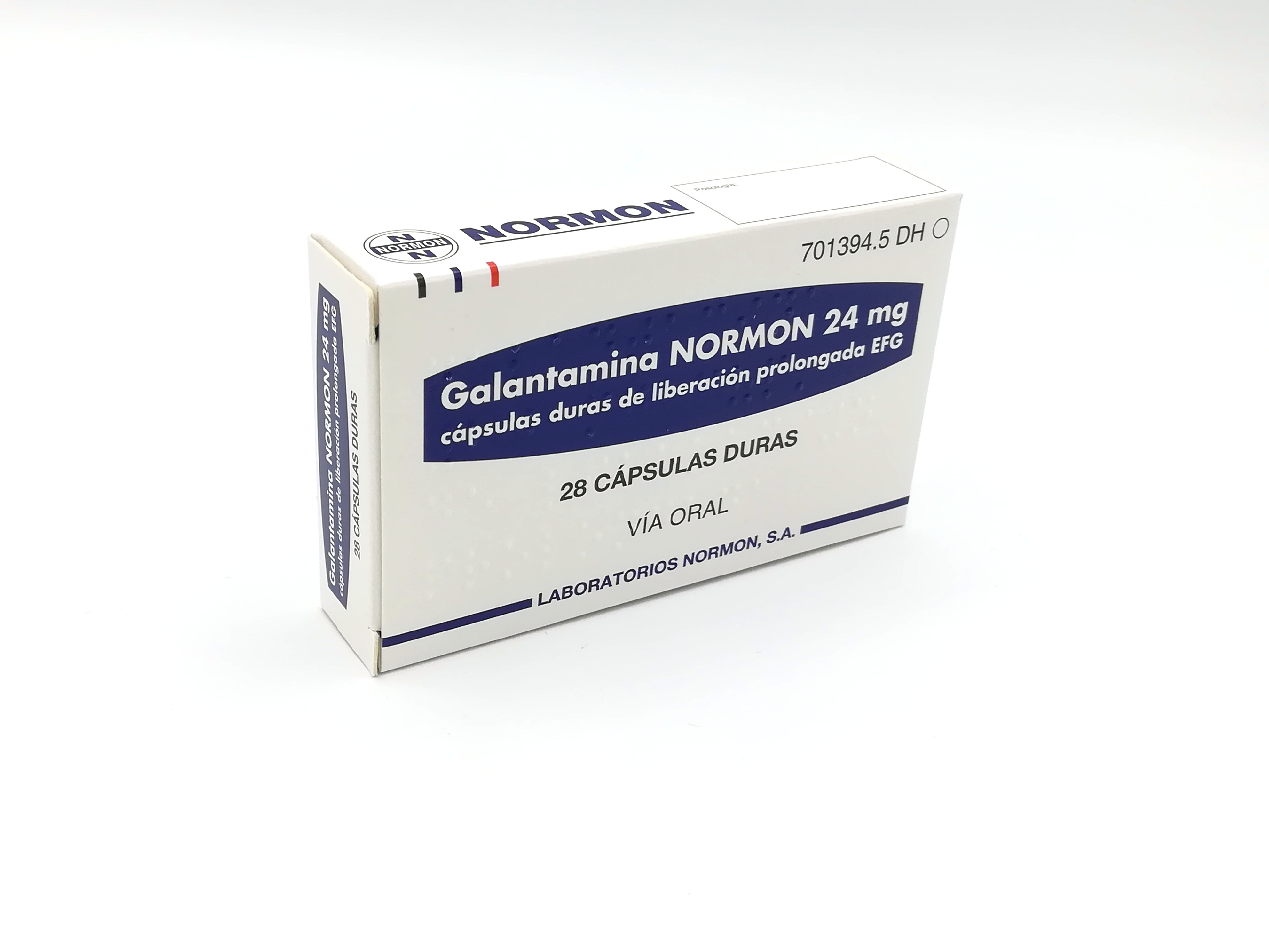 GALANTAMINA NORMON EFG 24 mg 28 CAPSULAS LIBERACION PROLONGADA