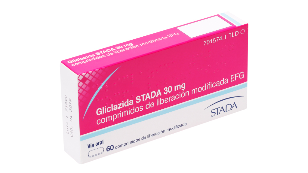 GLICLAZIDA STADA EFG 30 mg 60 COMPRIMIDOS LIBERACION MODIFICADA BLISTER PVC/Al