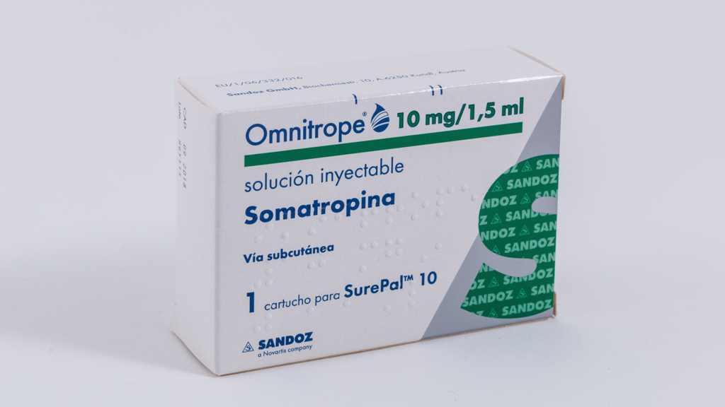 OMNITROPE 10 mg 1 CARTUCHO SOLUCION INYECTABLE 1,5 ml SUREPAL