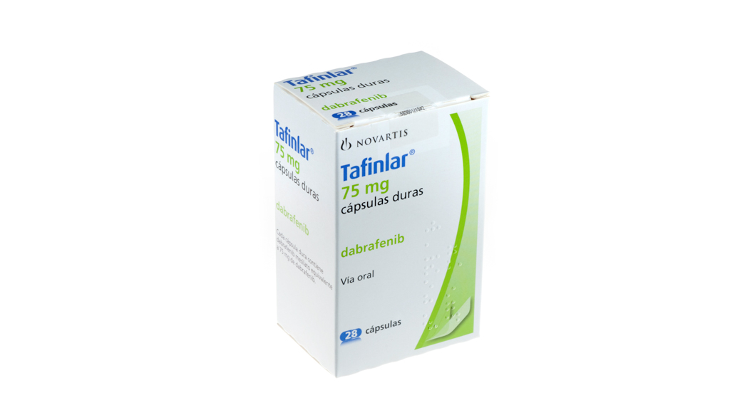 TAFINLAR 75 mg 28 CAPSULAS