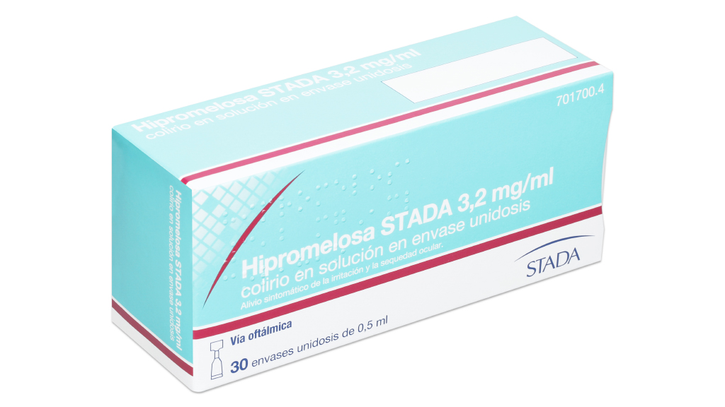 HIPROMELOSA STADA 3,2 mg/ml COLIRIO EN SOLUCION 30 MONODOSIS 0,5 ml