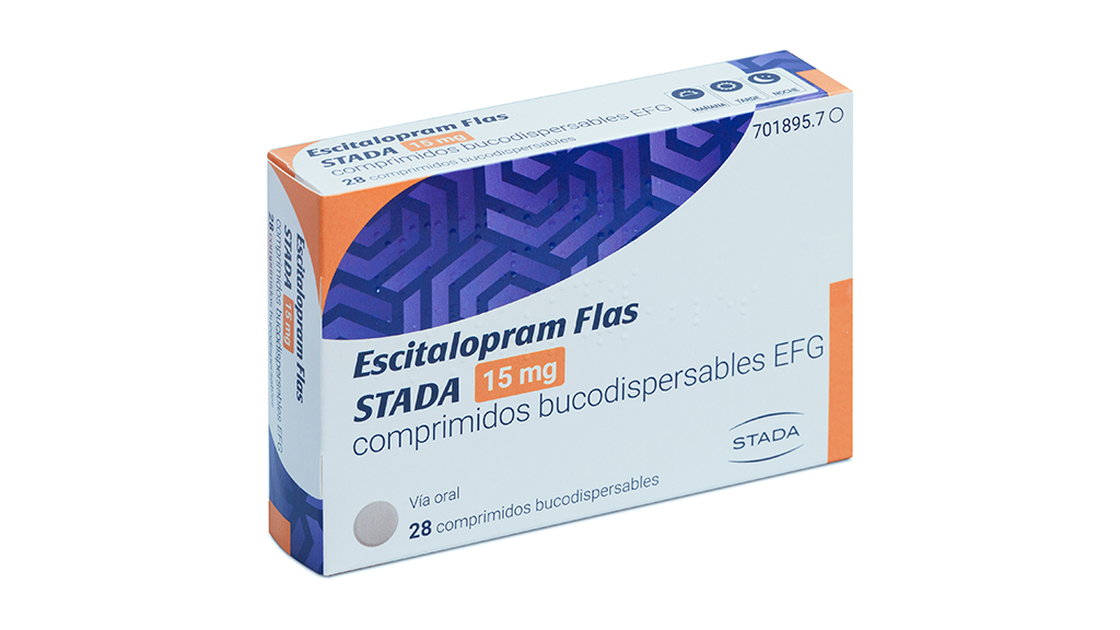 ESCITALOPRAM FLAS STADA EFG 15 mg 28 COMPRIMIDOS BUCODISPERSABLES