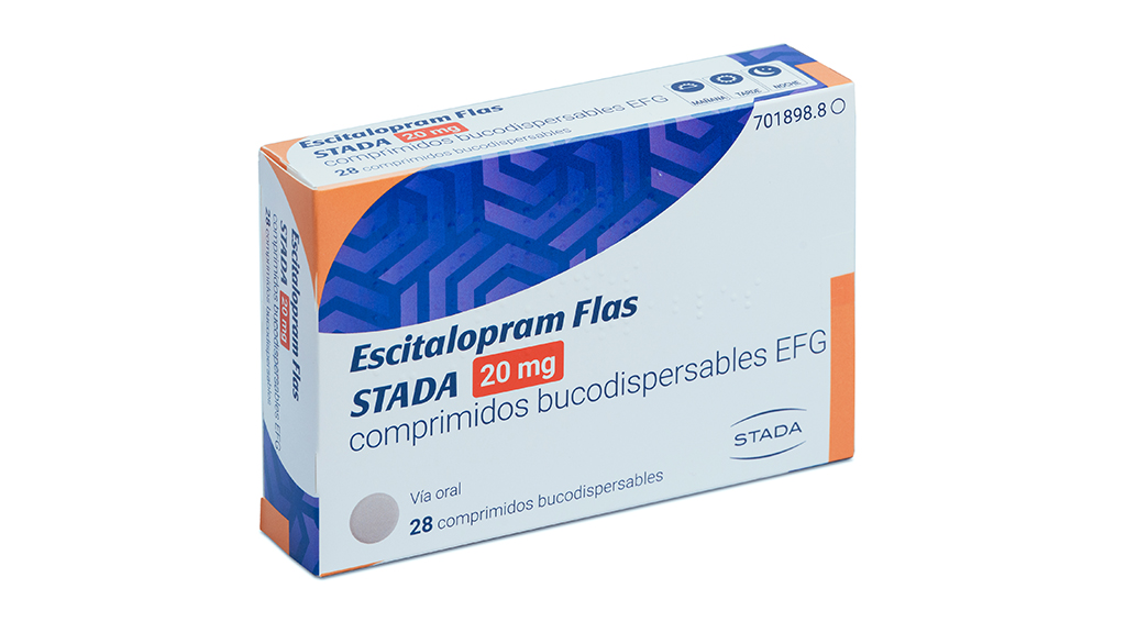 ESCITALOPRAM FLAS STADA EFG 20 mg 28 COMPRIMIDOS BUCODISPERSABLES
