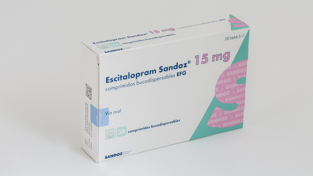 Escitalopram Sandoz Efg 15 Mg 28 Comprimidos Bucodispersables