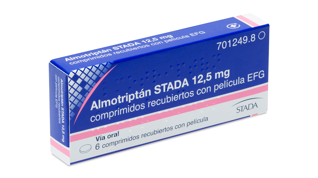 ALMOTRIPTAN STADA EFG 12,5 mg 6 COMPRIMIDOS RECUBIERTOS