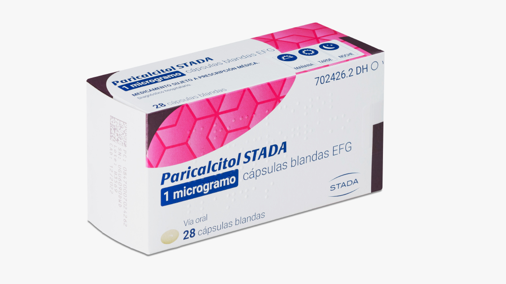 PARICALCITOL STADA EFG 1 microgramo 28 CAPSULAS BLANDAS