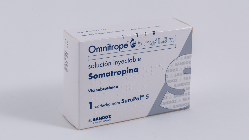 OMNITROPE 5 mg 1 CARTUCHO SOLUCION INYECTABLE 1,5 ml SUREPAL