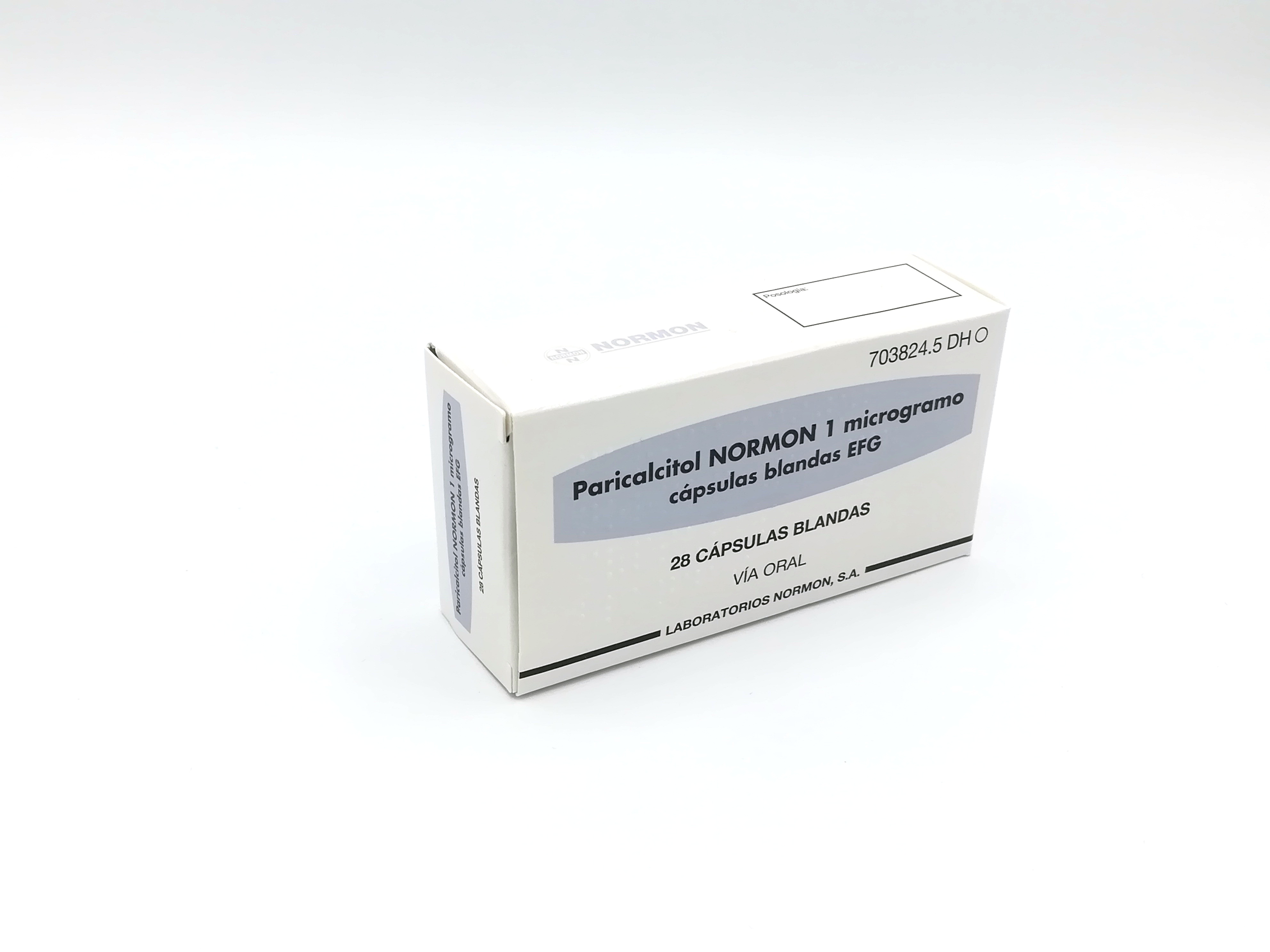 PARICALCITOL NORMON EFG 1 microgramo 28 CAPSULAS BLANDAS