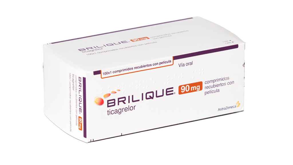 BRILIQUE 90 mg 100 COMPRIMIDOS RECUBIERTOS