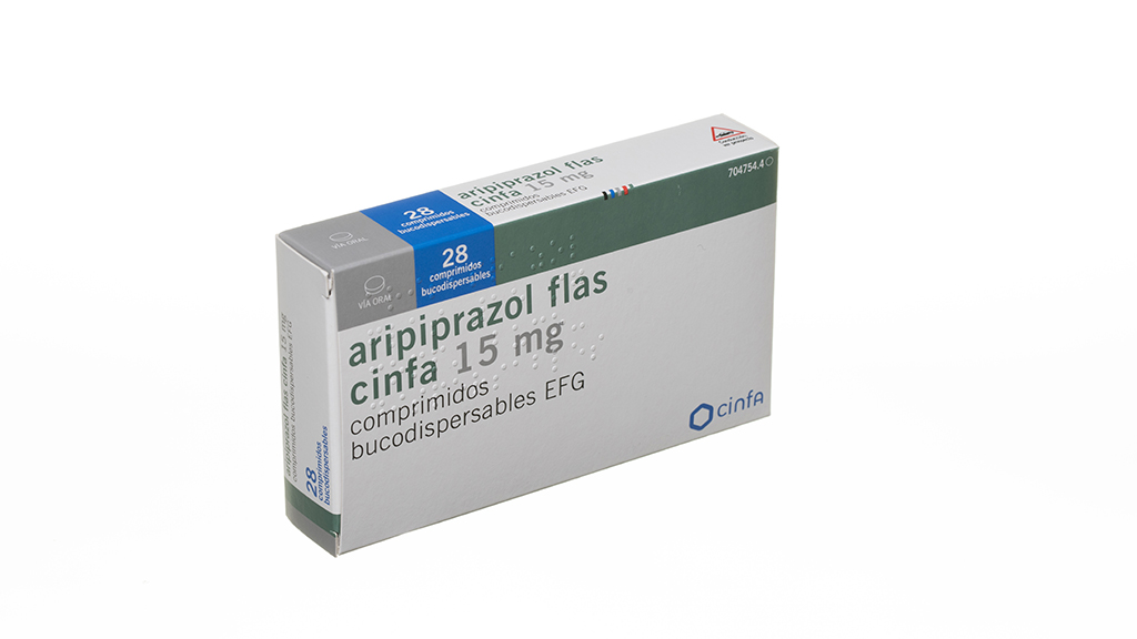 ARIPIPRAZOL FLAS CINFA EFG 15 mg 28 COMPRIMIDOS BUCODISPERSABLES
