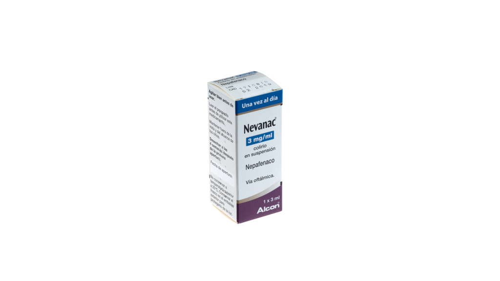 NEVANAC 3 mg/ml COLIRIO EN SUSPENSION 1 FRASCO 3 ml ENVASE DE 4 ml