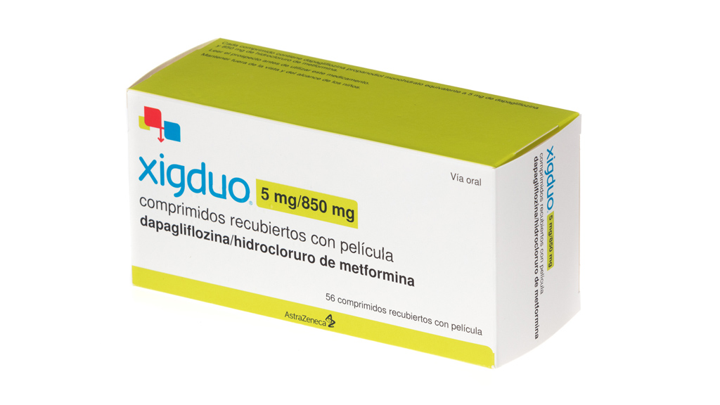 XIGDUO 5 mg/850 mg 56 COMPRIMIDOS RECUBIERTOS