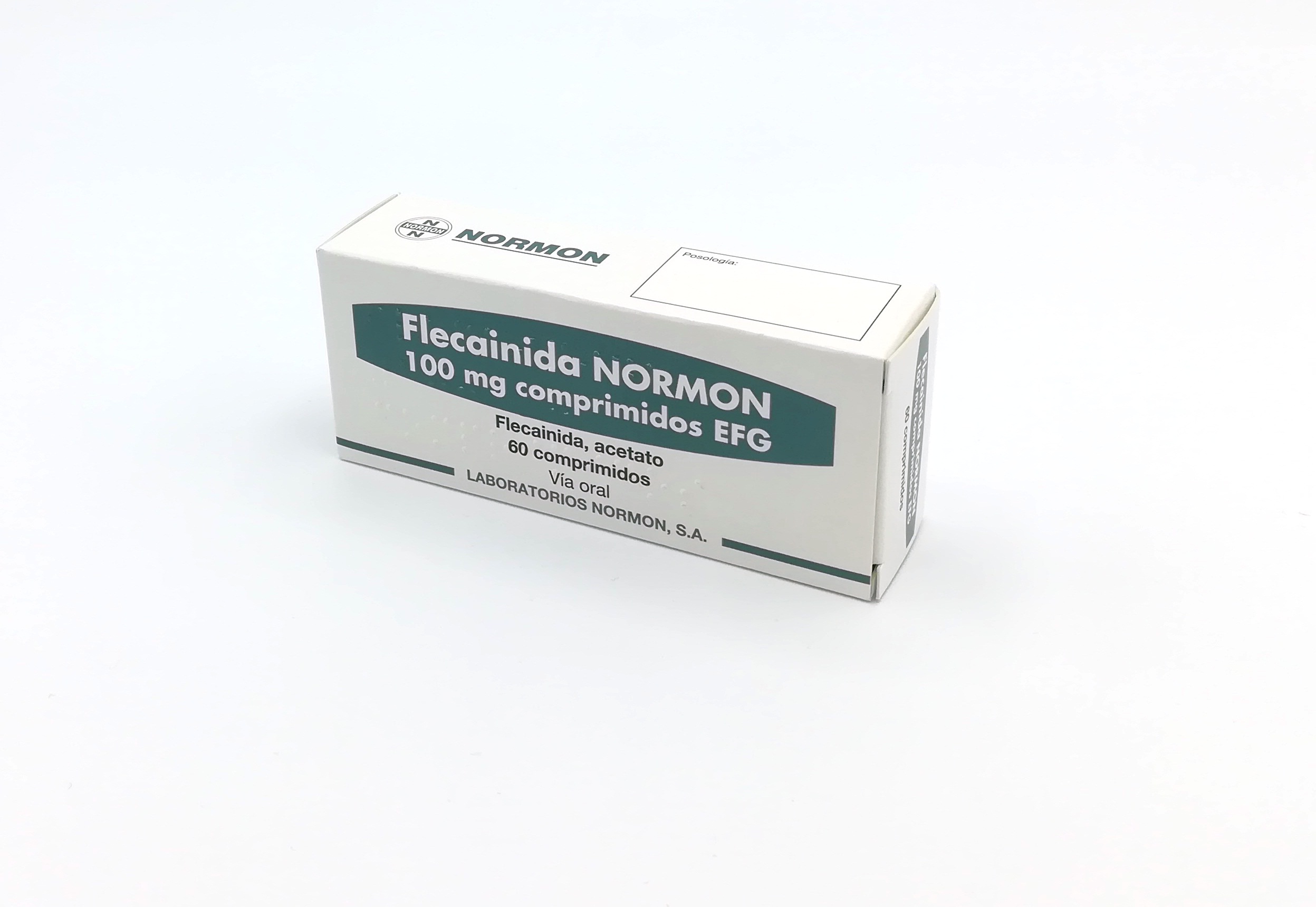 FLECAINIDA NORMON EFG 100 mg 60 COMPRIMIDOS BLISTER Al/Al-PA-PVC