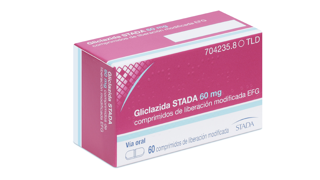 GLICLAZIDA STADA EFG 60 mg 60 COMPRIMIDOS LIBERACION MODIFICADA BLISTER PVC/ACLAR