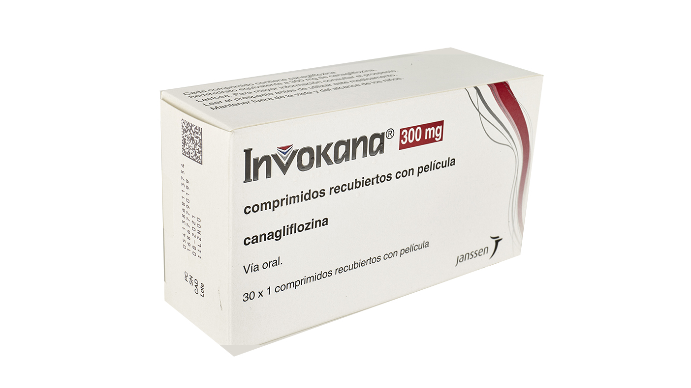 INVOKANA 300 mg 30 COMPRIMIDOS RECUBIERTOS