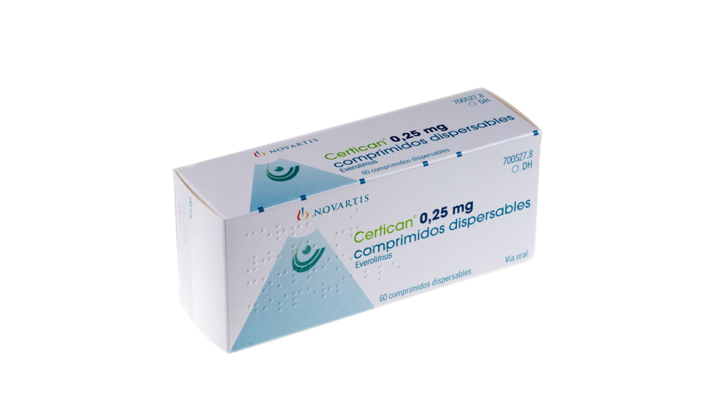 CERTICAN 0,25 mg 60 COMPRIMIDOS DISPERSABLES
