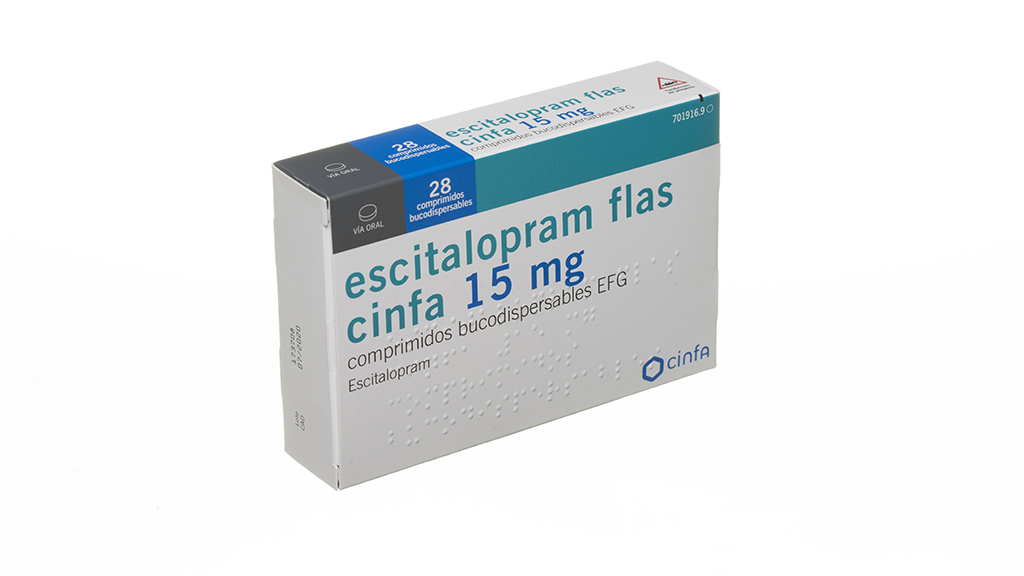 ESCITALOPRAM FLAS CINFA EFG 15 mg 28 COMPRIMIDOS BUCODISPERSABLES