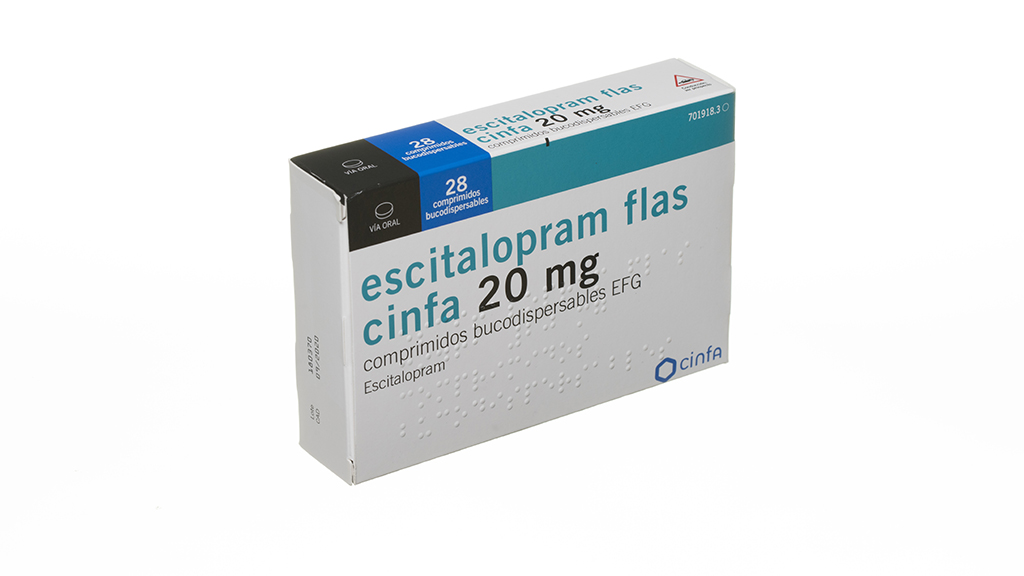 ESCITALOPRAM FLAS CINFA EFG 20 mg 56 COMPRIMIDOS BUCODISPERSABLES