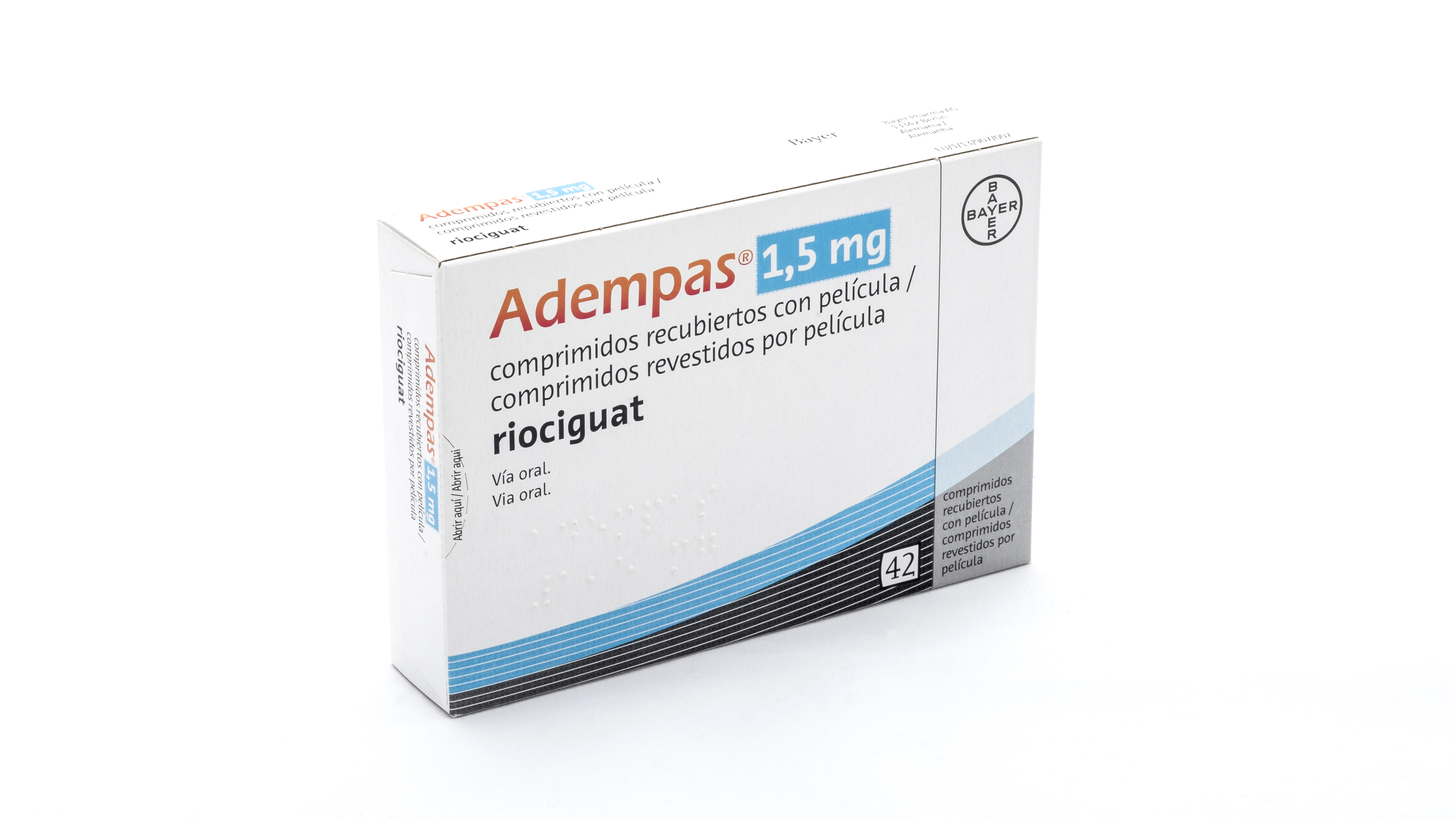 ADEMPAS 1,5 mg 42 COMPRIMIDOS RECUBIERTOS