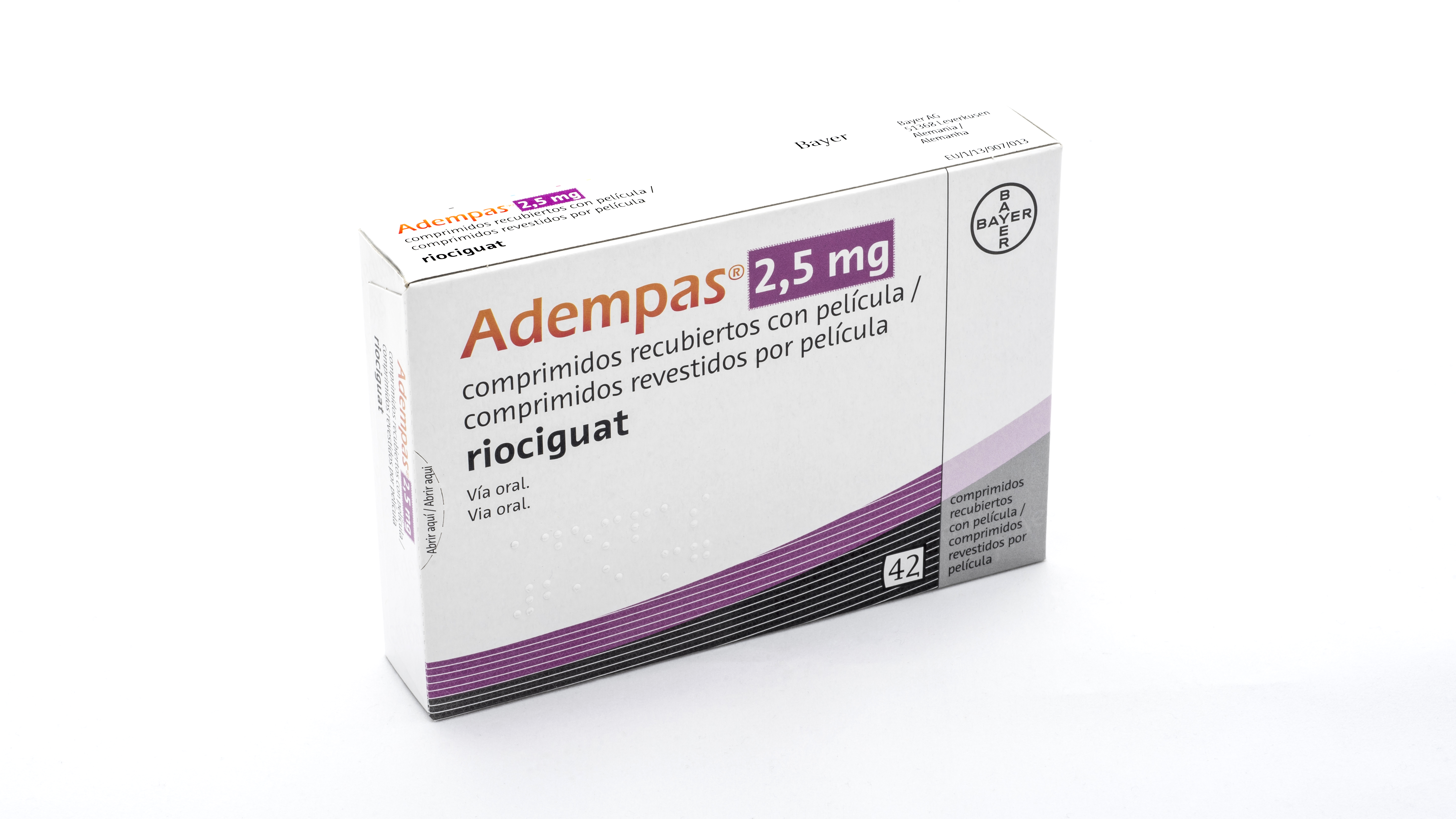 ADEMPAS 2,5 mg 42 COMPRIMIDOS RECUBIERTOS