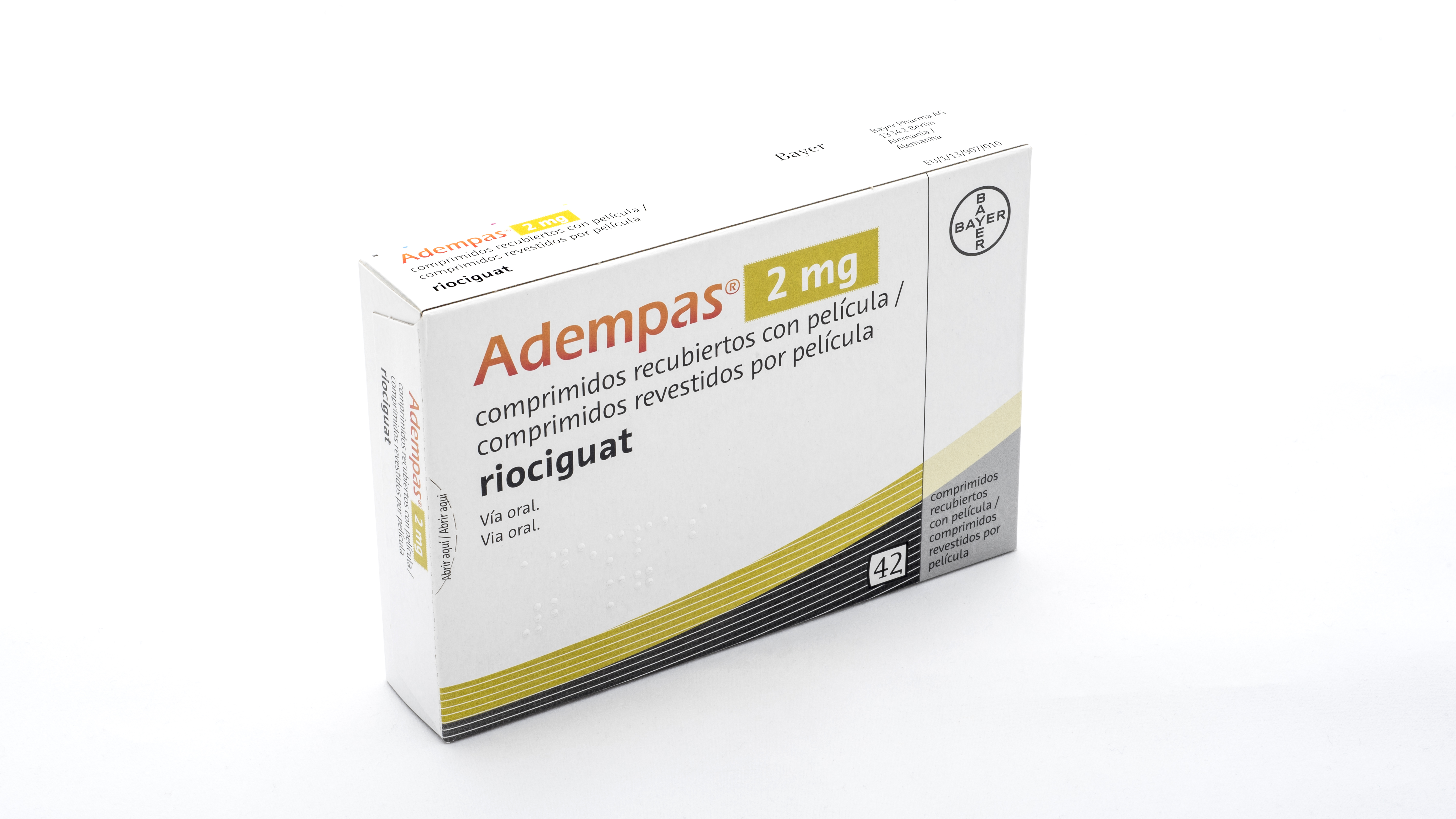 ADEMPAS 2 mg 42 COMPRIMIDOS RECUBIERTOS