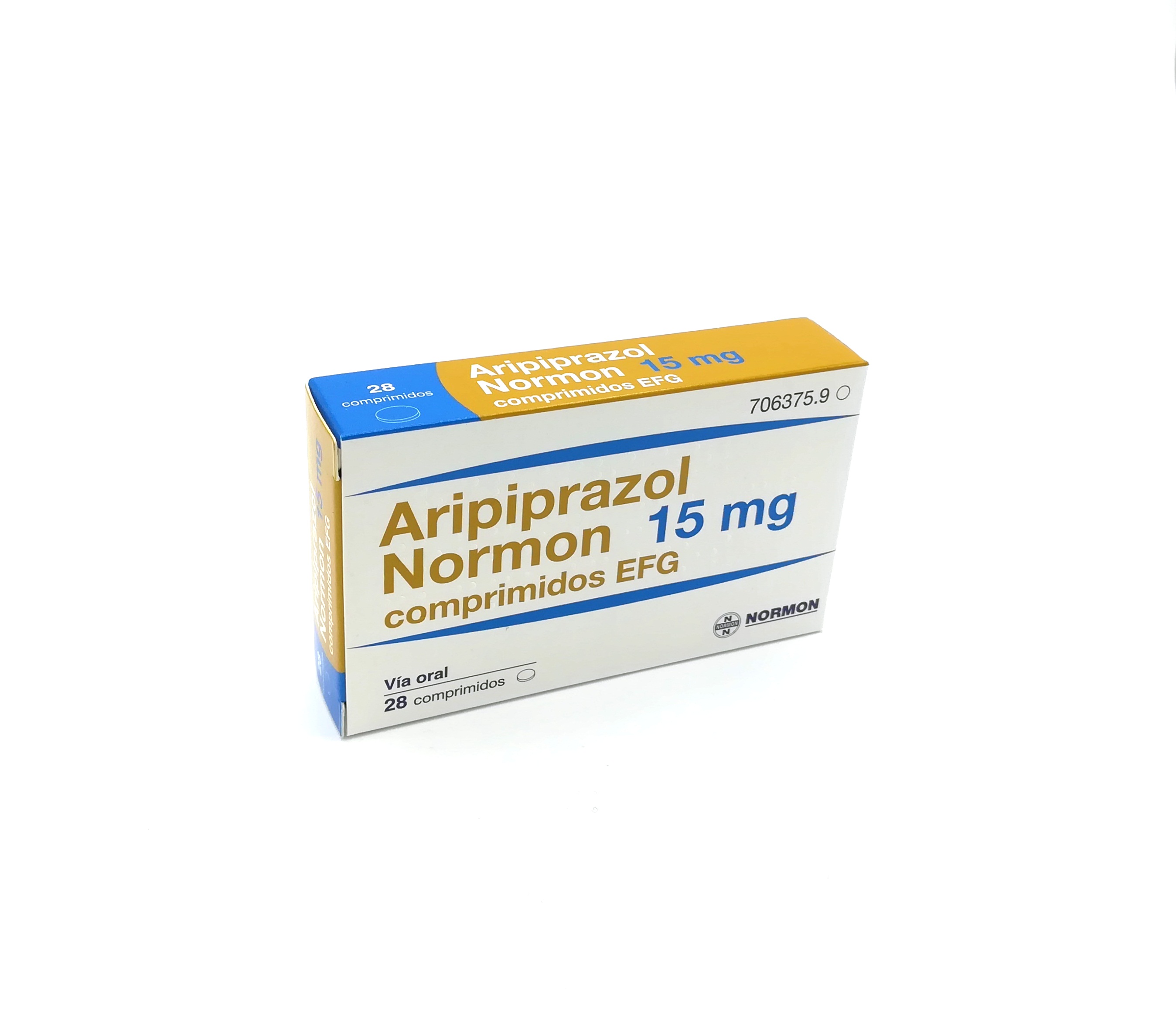 ARIPIPRAZOL NORMON EFG 15 mg 28 COMPRIMIDOS