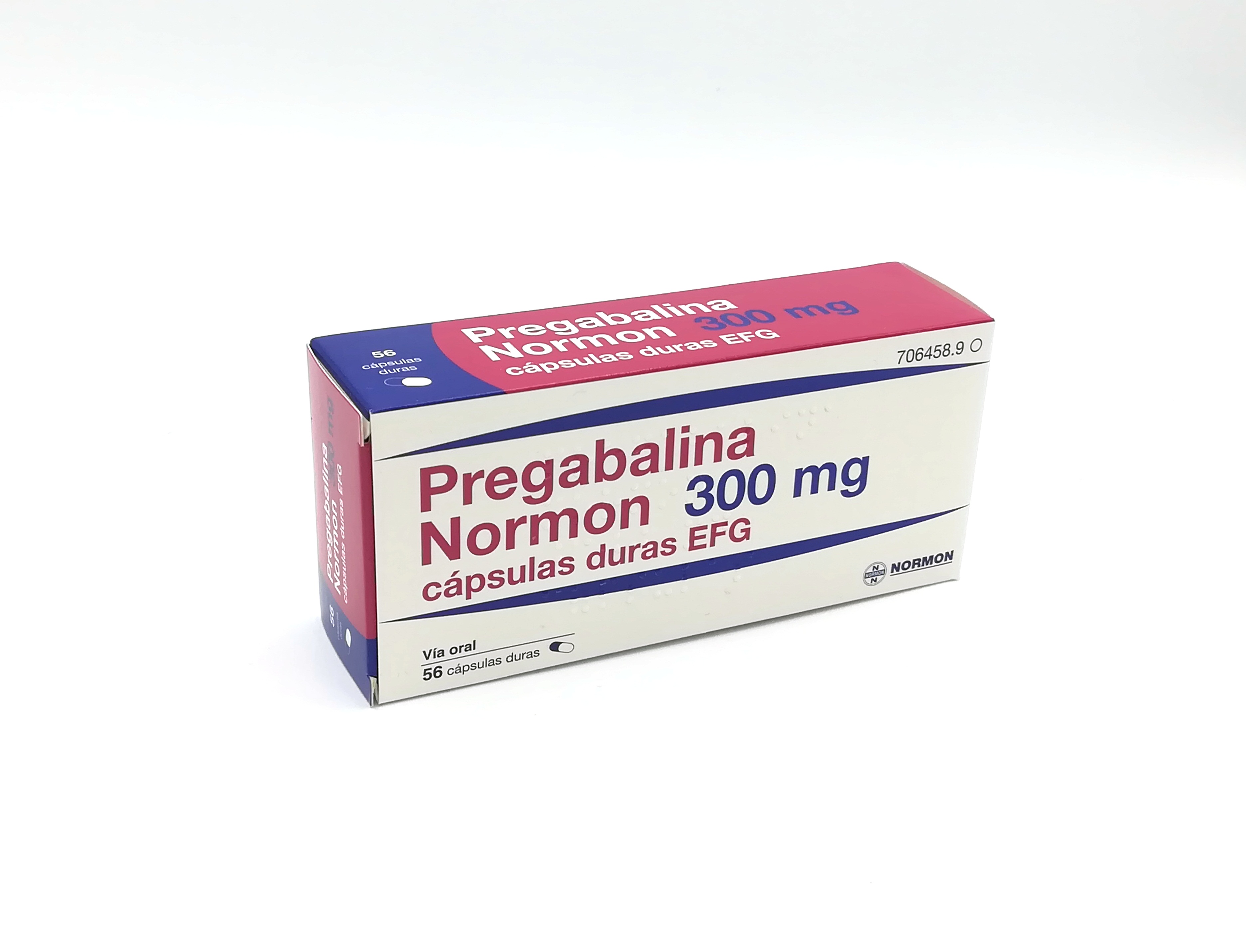 PREGABALINA NORMON EFG 300 mg 100 CAPSULAS BLISTER Al/Al-PA-PVC