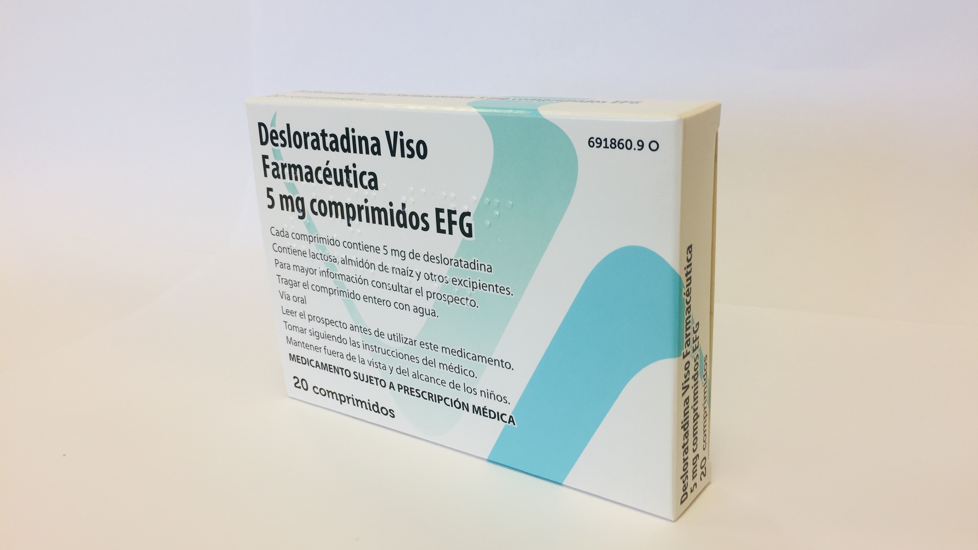 DESLORATADINA VISO FARMACEUTICA EFG 5 mg 20 COMPRIMIDOS