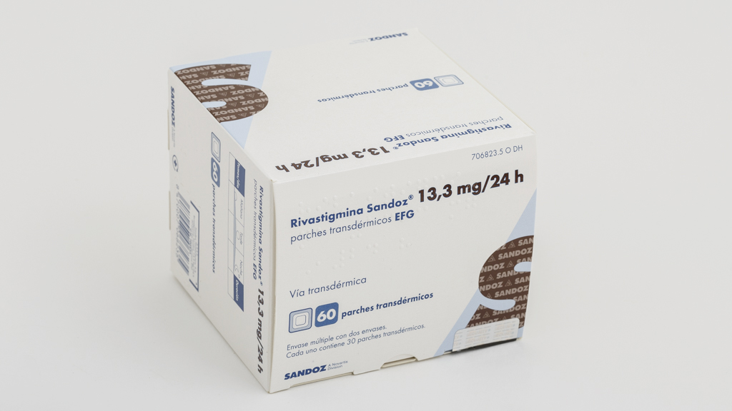 RIVASTIGMINA SANDOZ EFG 13,3 mg/24 h 60 PARCHES TRANSDERMICOS 27 mg