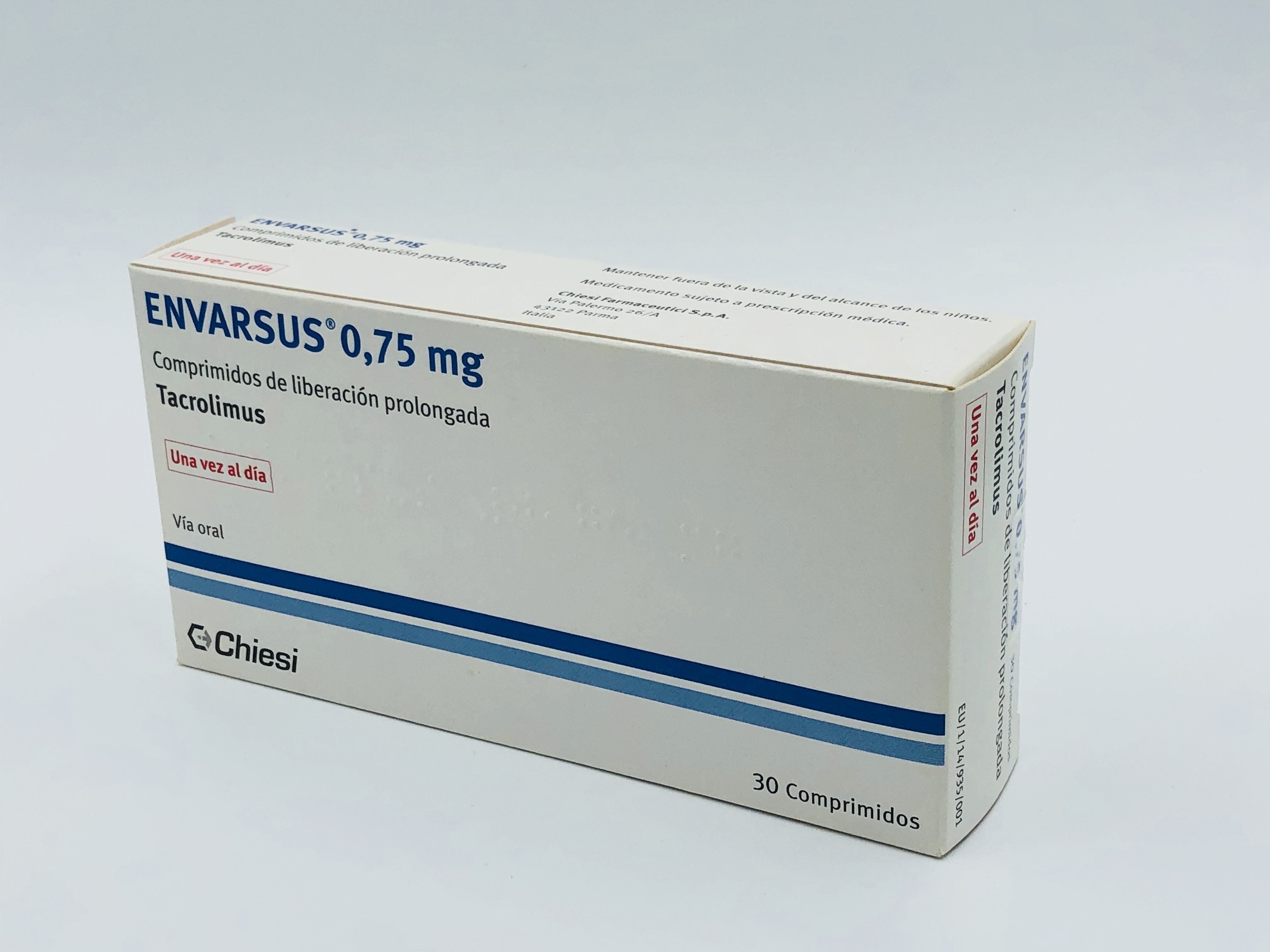 ENVARSUS 0,75 mg 30 COMPRIMIDOS LIBERACION PROLONGADA