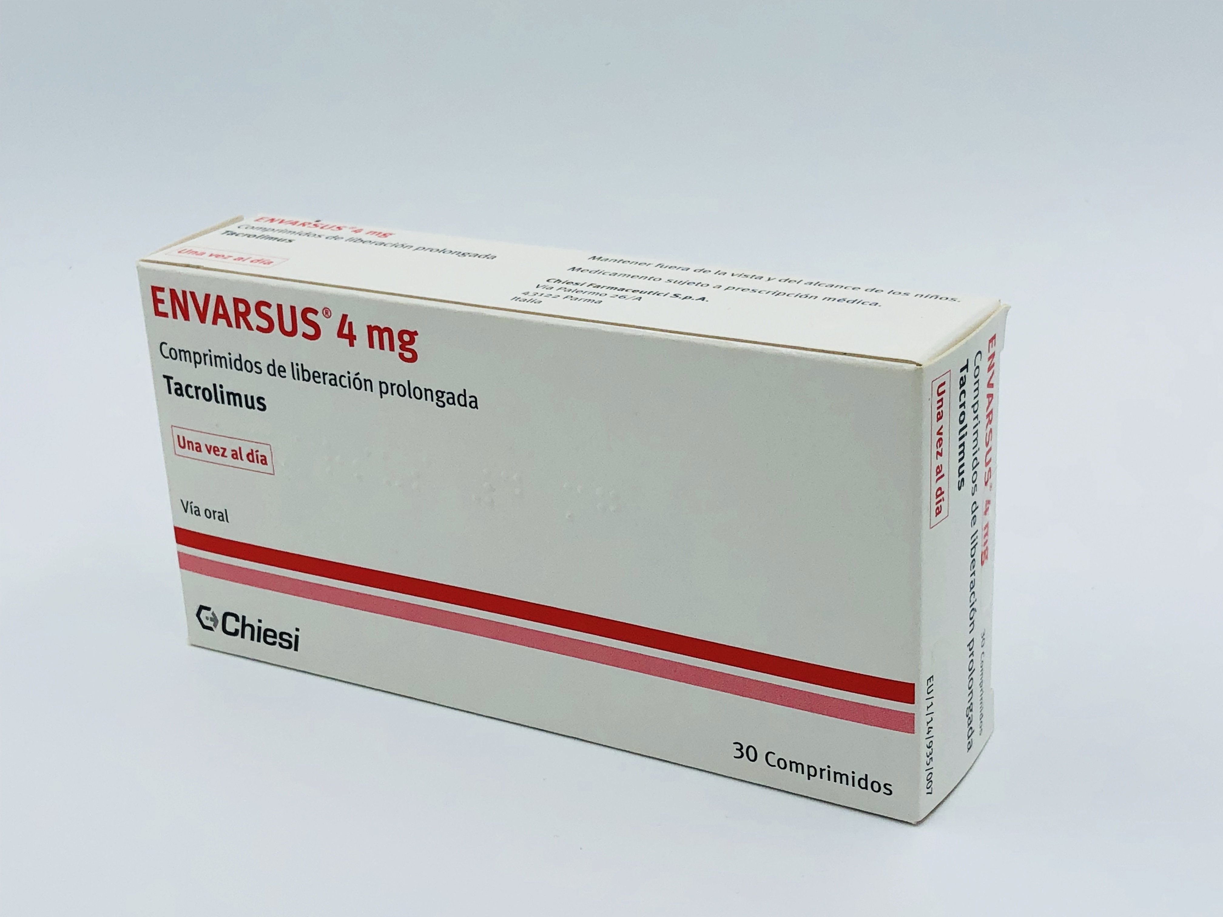 ENVARSUS 4 mg 30 COMPRIMIDOS LIBERACION PROLONGADA