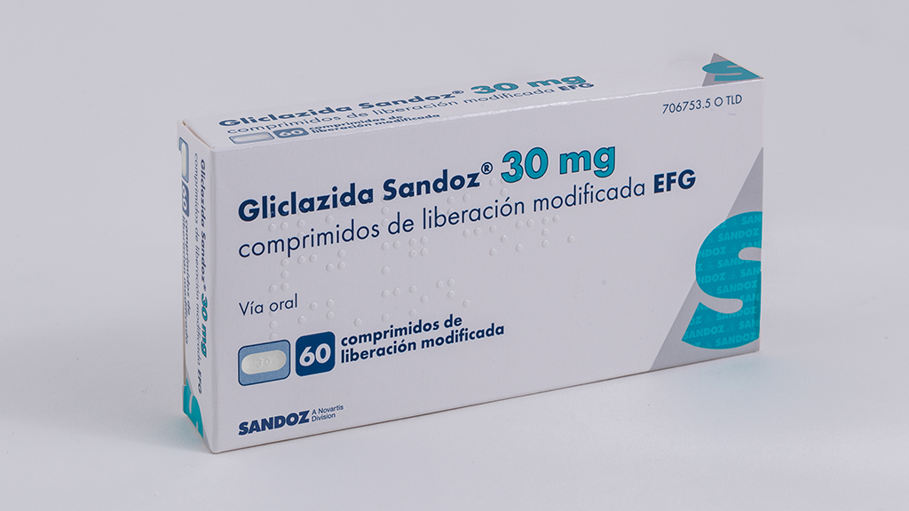 GLICLAZIDA SANDOZ EFG 30 mg 60 COMPRIMIDOS LIBERACION MODIFICADA BLISTER PVC-Al