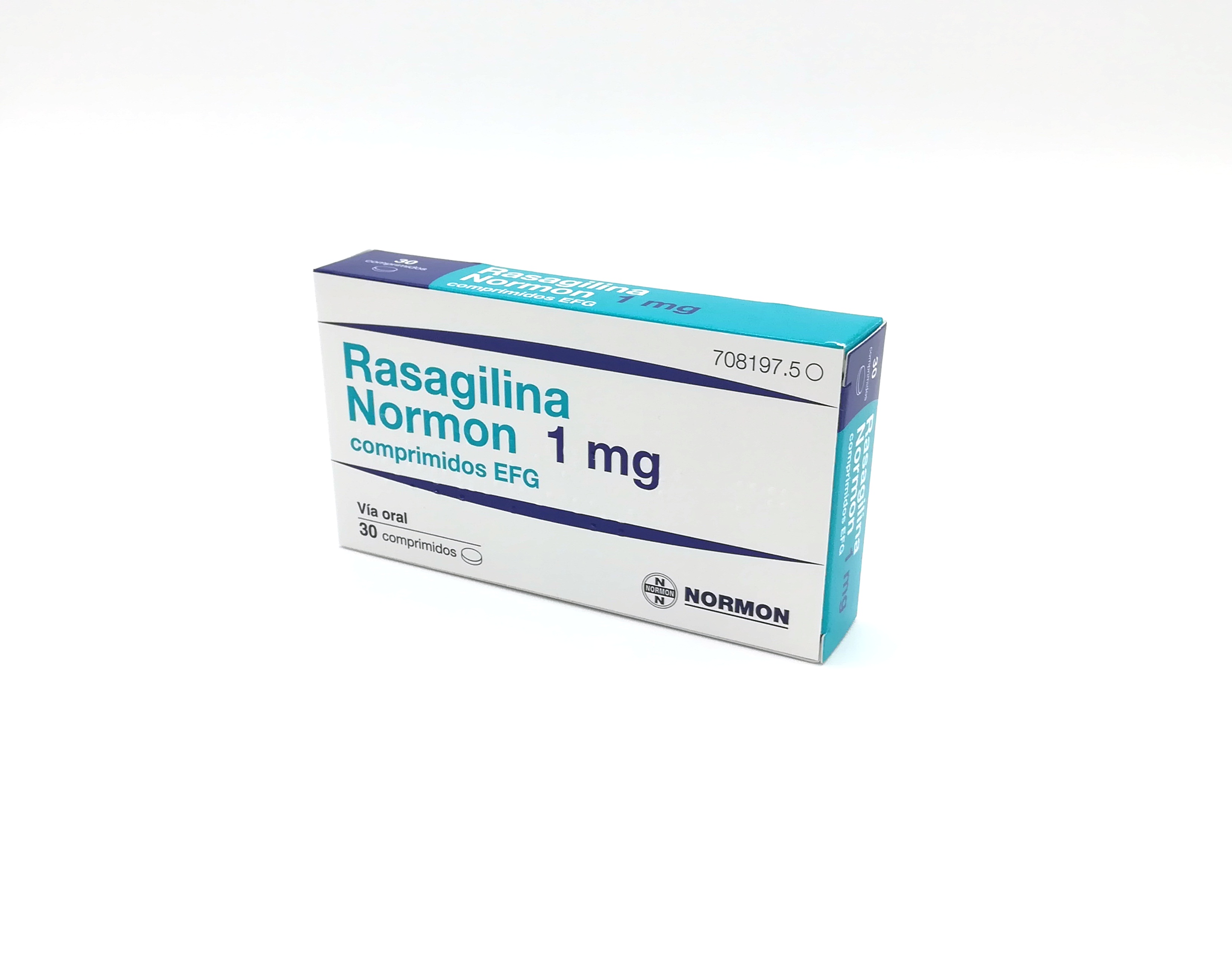 RASAGILINA NORMON EFG 1 mg 30 COMPRIMIDOS BLISTER Al/PVDC-PE