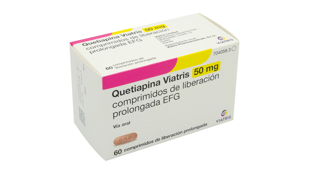 QUETIAPINA VIATRIS EFG 50 mg 60 COMPRIMIDOS LIBERACION PROLONGADA