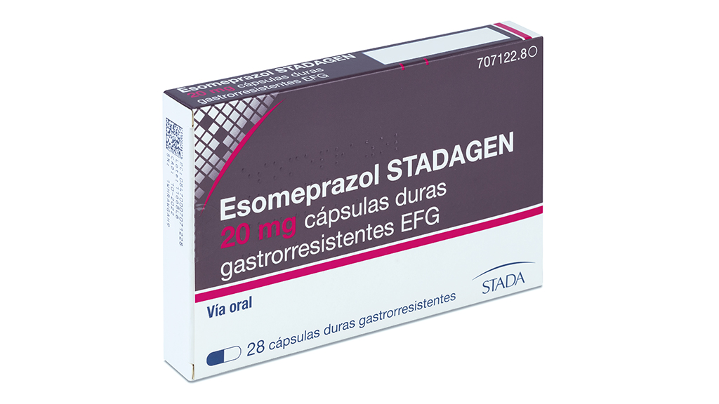 ESOMEPRAZOL STADA EFG 20 mg 56 CAPSULAS GASTRORRESISTENTES