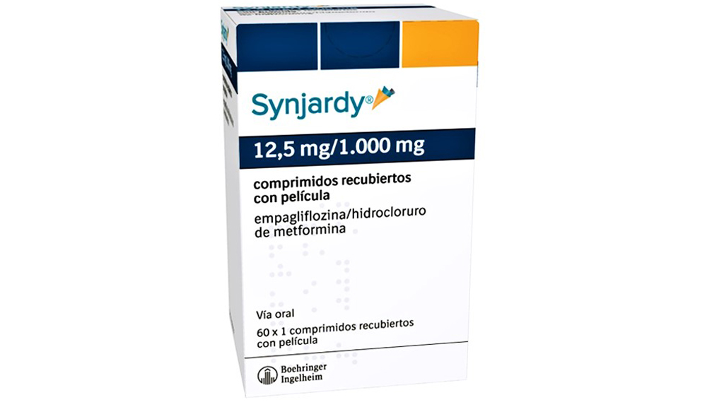 SYNJARDY 12,5 mg/1000 mg 60 COMPRIMIDOS RECUBIERTOS