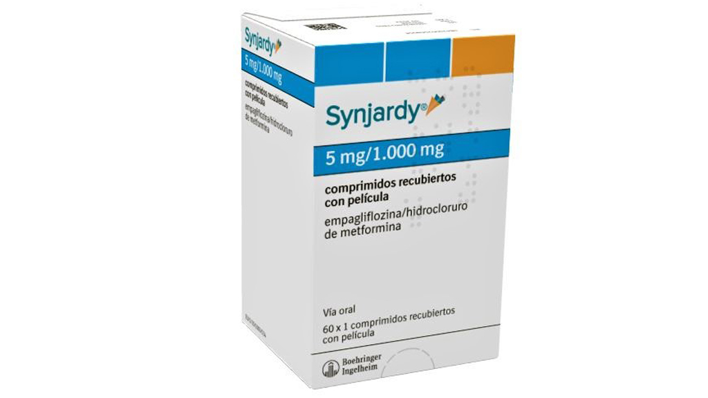 Synjardy 5 Mg/1000 Mg 60 Comprimidos Recubiertos Farmacéuticos