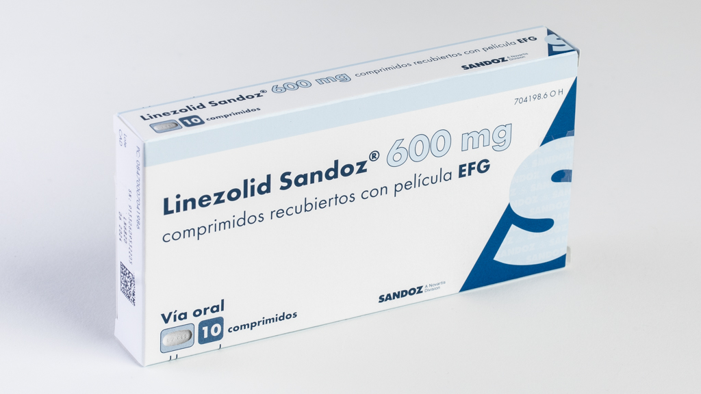 LINEZOLID SANDOZ EFG 600 mg 10 COMPRIMIDOS RECUBIERTOS