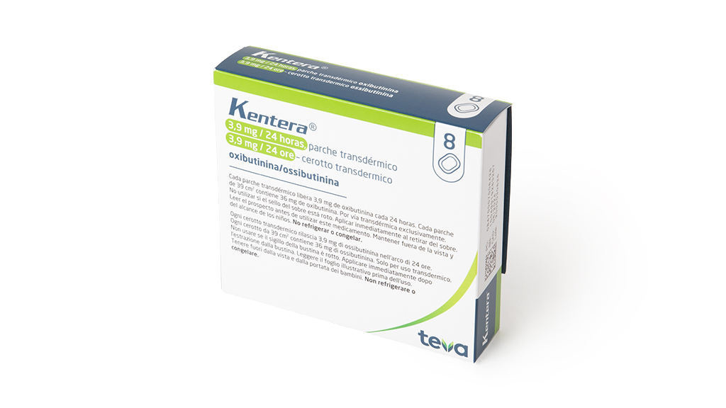 KENTERA 3,9 mg/24 h 8 PARCHES TRANSDERMICOS 36 mg