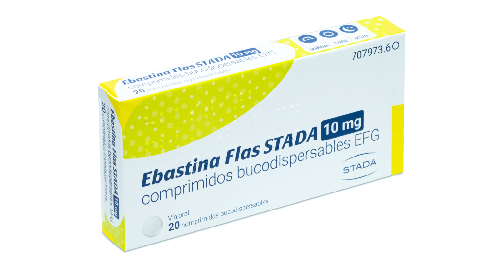 Ebastina Flas Stada Efg 10 Mg 20 Comprimidos Bucodispersables Farmacéuticos