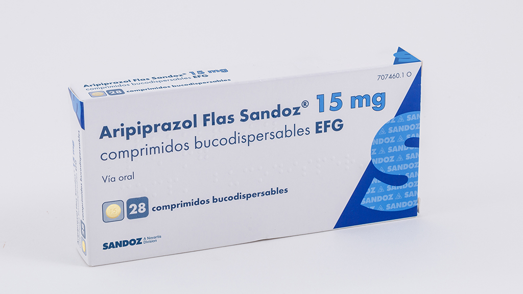 ARIPIPRAZOL FLAS SANDOZ EFG 15 mg 28 COMPRIMIDOS BUCODISPERSABLES