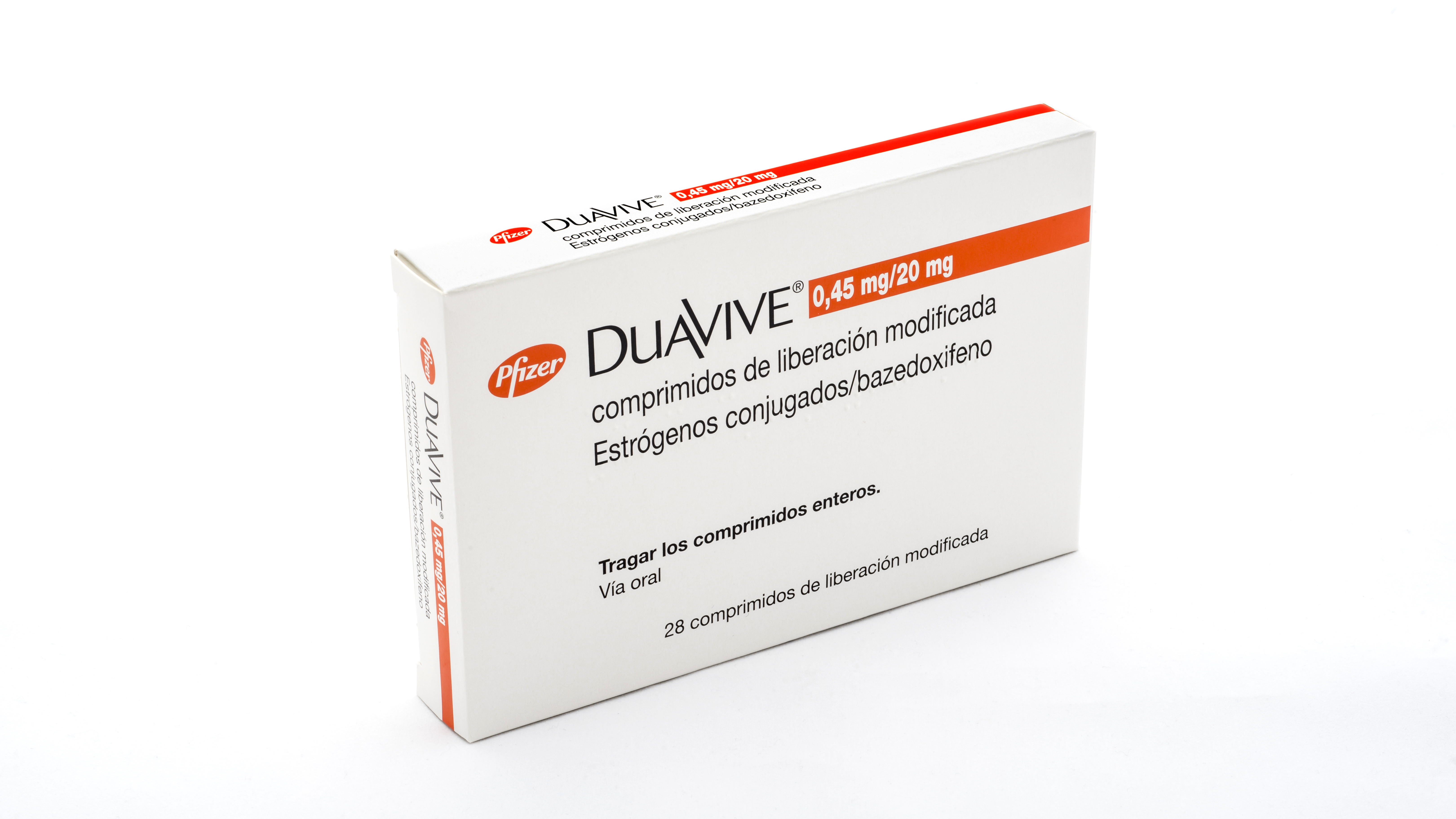 DUAVIVE 0,45 mg/20 mg 28 COMPRIMIDOS LIBERACION MODIFICADA