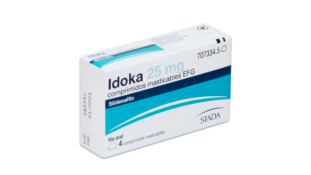 IDOKA EFG 25 mg 4 COMPRIMIDOS MASTICABLES